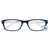 LEESBRIL X +1.00 FEELING BLAUW-WIT