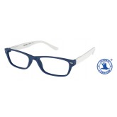 LEESBRIL X +2.00 FEELING BLAUW-WIT