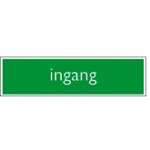 INFOBORD PICTOGRAM INGANG 165X44MM