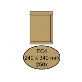 ENVELOP QUANTORE AKTE EC4 240X340 100GR BRUINKRAFT