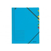 SORTEERMAP LEITZ 3907 7VAKS BLAUW