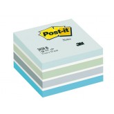 MEMOBLOK KUBUS 3M POST-IT 2028B 76X76MM AQUA BLAUW