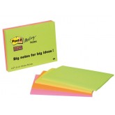 MEMOBLOK 3M POST-IT 64454SS 102X152MM SS ASS