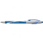 BALPEN PAPERMATE FLEXGRIP ELITE DRUKKNOP BLAUW