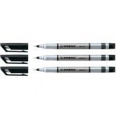 FINELINER STABILO SENSOR 189/46 ZWART