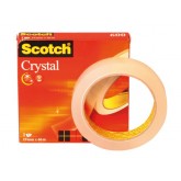 PLAKBAND 3M SCOTCH 600 19MMX66M CRYSTAL CLEAR