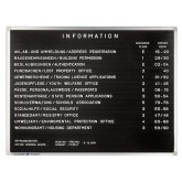 INFOBORD LETTER PREMIUM 30X40CM RUBBERPROFIEL