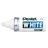 VILTSTIFT PENTEL 100W LAK ROND 4MM WIT